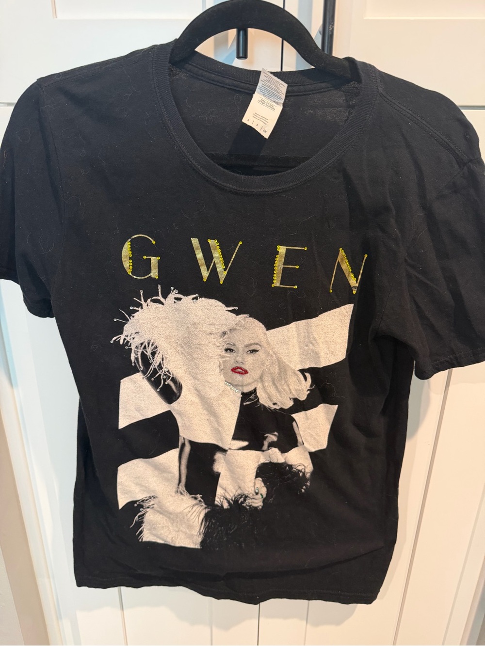 Gwen Stefani Custom Rhinestone Graphic Tee